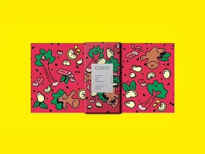 Rhubarb & Ginger adobeillustrator branding bright color chocolate illustration illustrator packaging vector vector illustration