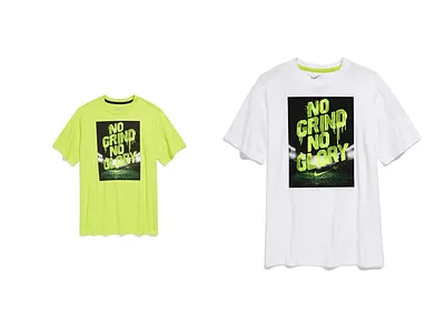 No Grinde Nike Tee (USA release) apparel handdrawn hellojon nike typography