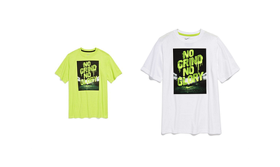 No Grinde Nike Tee (USA release) apparel handdrawn hellojon nike typography