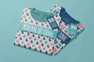 Minimalist Coral blue branding coral design graphic design graphic illustration illustration minimalist minimalist coral modern ocean pattern product design seamless seamless pattern vector