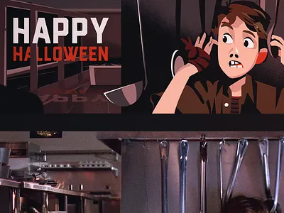 Jurassic Park 2d animation halloween illustration jurassic movies park scary spielberg steven sugar blood vector