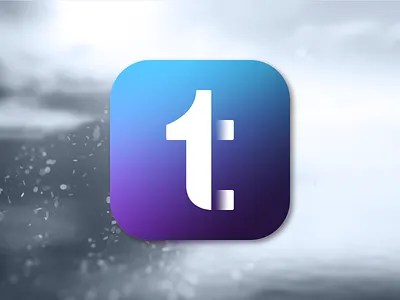 Tumblr App Icon 1 + t app design icon tumblr