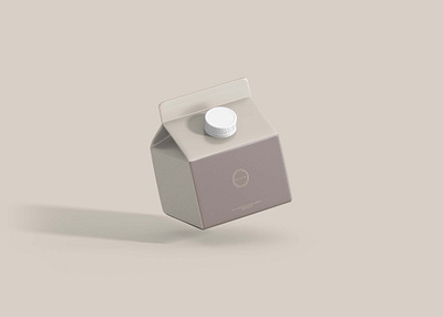 Free Small Juice Box Mockup box branding design design template designs free illustration juice logo mockup packaging psd psd mockup small ui web