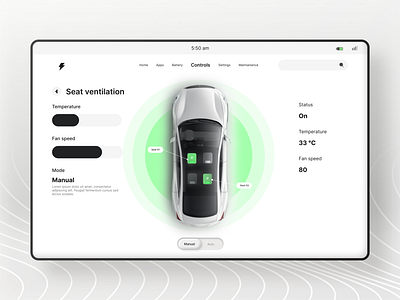 Car interface 34 app car car interface daily ui daily ui 34 design electric car minimal ui ux