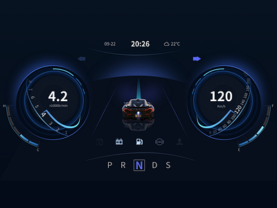 car dashboard design