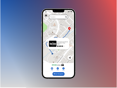 #DailyUI Day 029 Map app design ux
