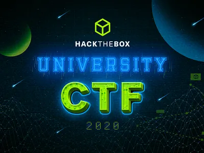 HTB University CTF 2020 🌌💻🌌 branding capture the flag challenge ctf cyber cybersecurity daily ui design graphic design hacker hacking logo planets security tech technology ui uni university world