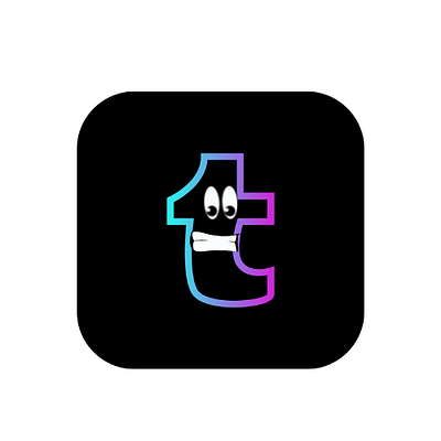 Tumblr logo by Syed Umair app branding design graphic design illustration logo typography ui ux vector