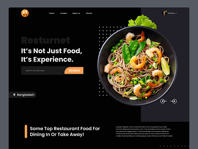 Food Delivery Landing page app app landing page app marketing website app showcase landing page booking website burger website dark design designer fast food website food delivery app food delivery website food ordering website glassmorphism pizza website product design restaurant website resturant website uiux ux web