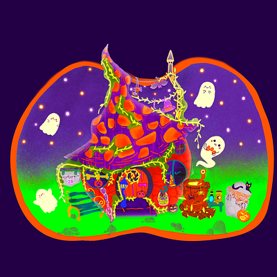 Happy Halloween design graphic design illustration vector