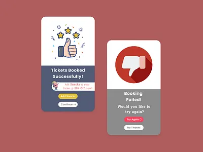 Daily UI - 11 : Flash Messages design ui