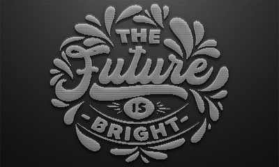 the future is bright animation branding design graphic design illustration logo motion graphics rhinestone rhinestone design typography ui ux vector
