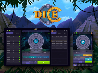 Dice Game graphic design logo ui uiux
