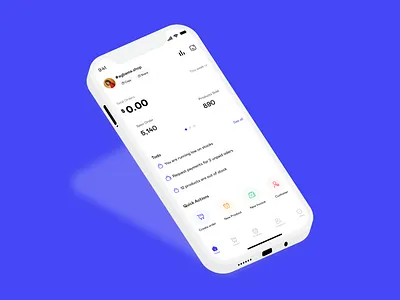 Business management app app business management app design invoice app sales app ui design