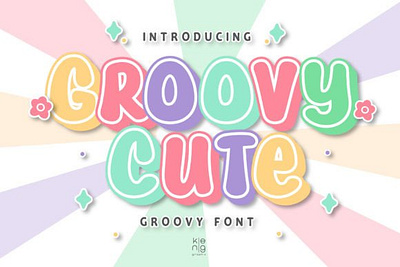 Groovy Cute font fun fonts groovy