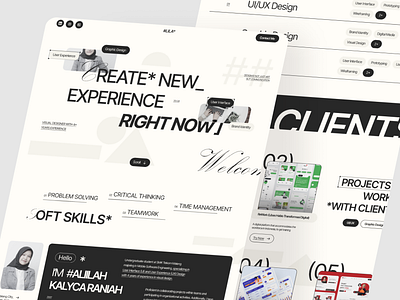 Brutalism Website brutalism graphic design graphicdesign minimalism mobile personal portfolio profile ui uidesign ux visual website