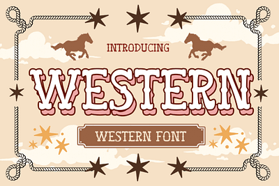 Western Font spring fonts