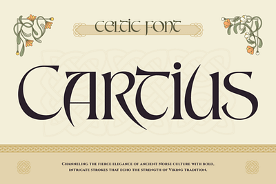 Cartius font spring fonts