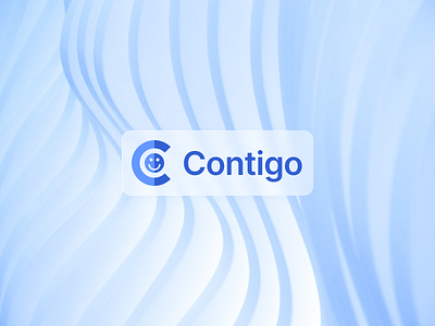 Contigo logo - Suicide prevention app app brand branding glyph graphic design hackathon illustration logo logotype meditation mental health suicide