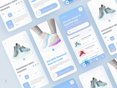 E-commerce App app app design branding buying clean e commerce e commerce app figma mobile nike shoes shoes app shopping stunning design trending ui ui design uiux ux ux design