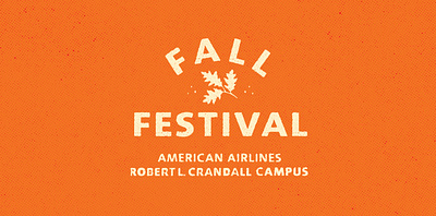 American Airlines Fall Festival Logo Design american airlines branding design fall illustration logo