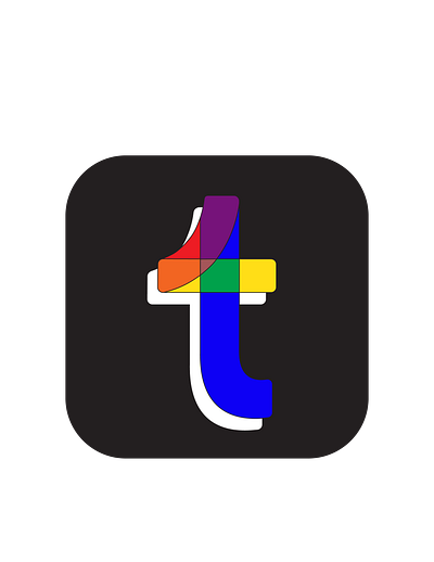 Tumblr logo rebound adobeillustrator ai graphic design illustration logo rebound tumblr