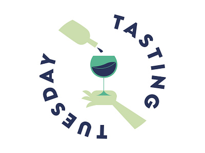 Tasting Tuesday branding design graphic design illustration logo vector