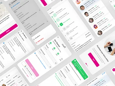 Network marketing app app design ui