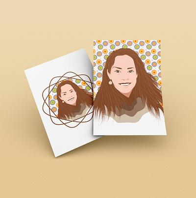Illustration Portrait 1lineart artists design graphic design illustration pattern portrait vector