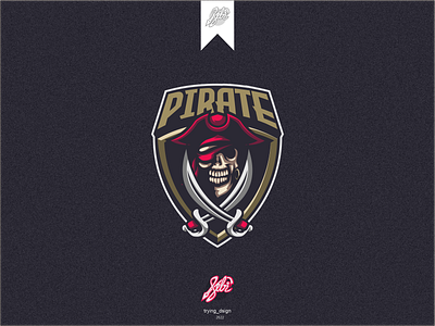 PIRATE brand branding danger design graphic design illustration logo vector