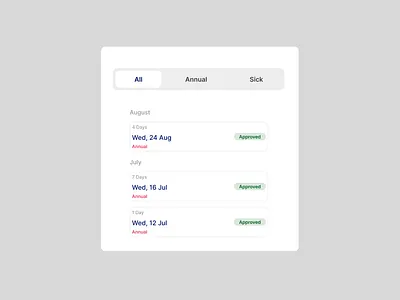 HR Leave Request app app design hr leave request ui ux web website