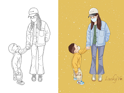 Illustration: Parent-child time illustration: parent child time