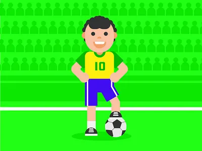 Let´s play soccer! character design design digital art drawing flat design graphic design illustration illustration 2d ui vector vector art vector design vectorillustration