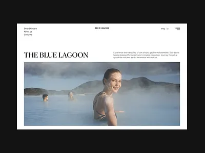 The Blue Lagoon Concept. branding graphic design logo ui