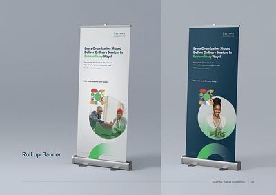 Roll Up Banner Designs 3d animation banner designs branding design graphic design illustration interaction design logo motion graphics roll up banner roll up banner designs ui ux vector