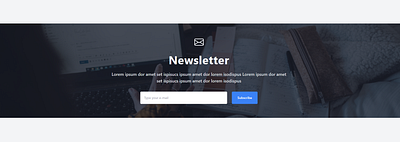 Tailwind CSS Newsletter css html tailwind css uiux web design