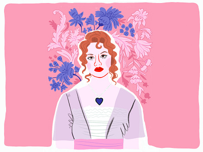 Day 13/30 Kate Winslet in Titanic character cute design female film illustration illustrator kate winslet movie picture book portrait poster titanic vector woman