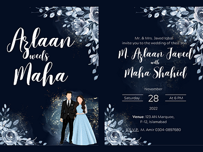 Floral wedding invitation design digital invite floral invites graphic design graphicsbyzobia invitation design wedding card design wedding ideas wedding invitation wedding invitations wedding invite design