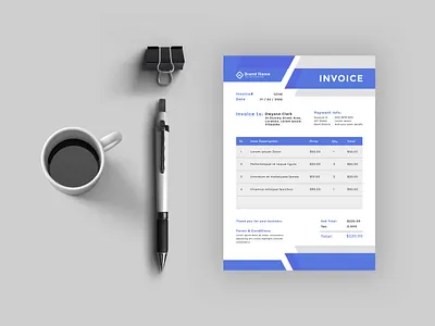 Professional Business Invoice Design brand identity branding design business card business design business invoice design corporate design invoice design professional invoice stationary design stationary invoice