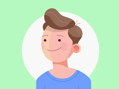 2d Flat Design Character Design Illustration, Vector Avatar 2d animation avatar character design digital drawing face flat design graphic design illustration male modern motion graphic person picture profile set simple vector
