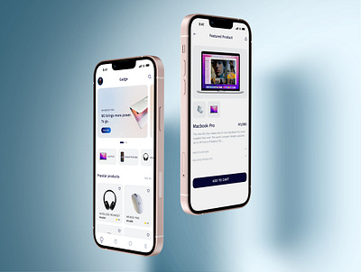 Gadgets App design mobile design shopping technology ui uiux ux