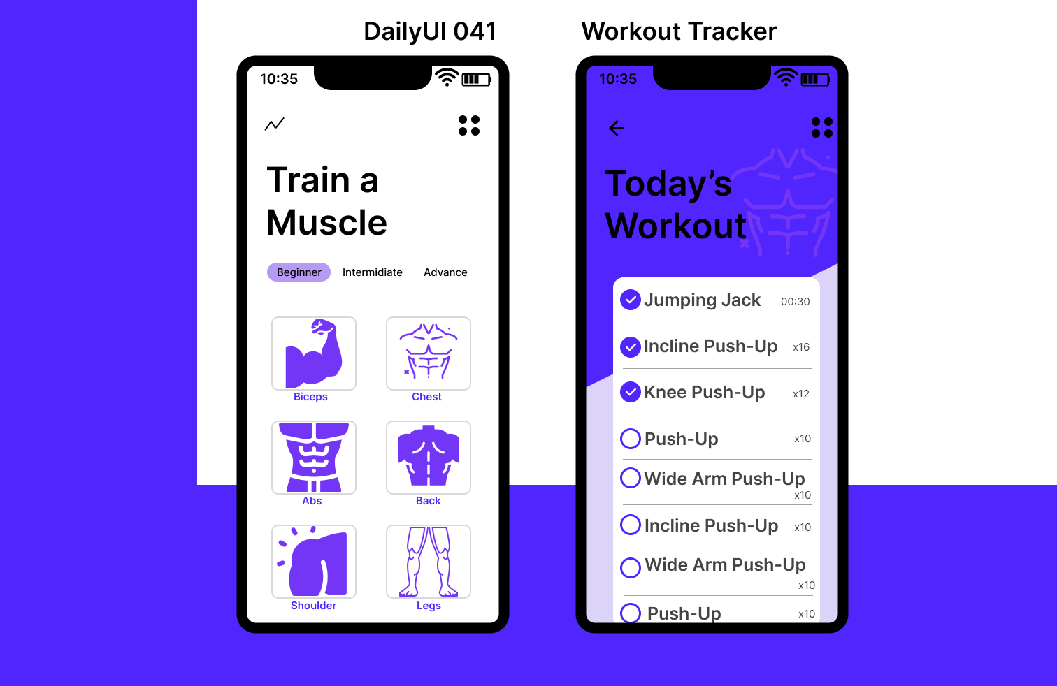 Workout Tracker by Deepanshu Jhariya on Dribbble