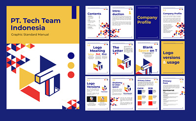 Graphic Standard Manual [PT. Tech Team Indonesia] adobe illustrator branding graphic design logo