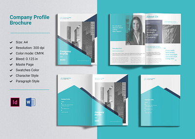Company profile, Brochure advertisement annual report banner design branding brochure design bundle template business conference company profile company profile free download conference print template bundle design graphic design