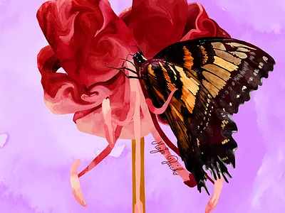 butterfly branding by maja pučko design graphic design illustration