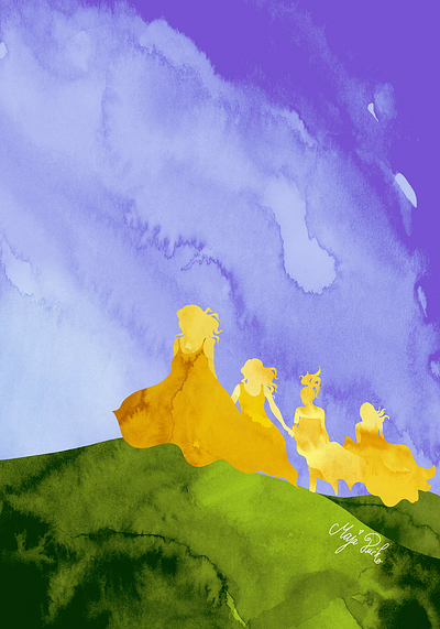 glowing up together by maja pučko design graphic design illustration