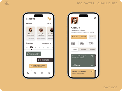 Day 006 — User Profile | 100 days UI challenge 006 006 user profile account app branding challenge color courses daily ui dailyui design graphic design logo profile ui uiux user user profile web design