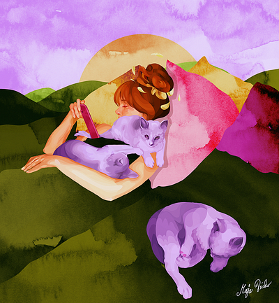 cat lady branding by maja pučko design graphic design illustration