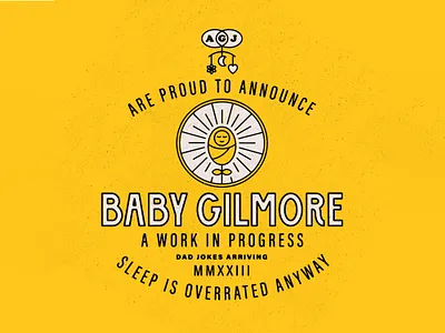 Baby G illustration lettering logo texture type typography vintage