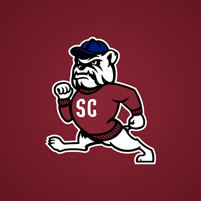 South Carolina State Bulldogs Mascot Logo branding bulldogs college sports hbcu illustration south carolina states sports logo